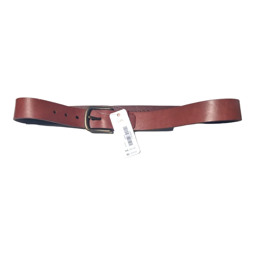 Gymboree Boys L/XL 10-16 Brown 100% Leather Belt